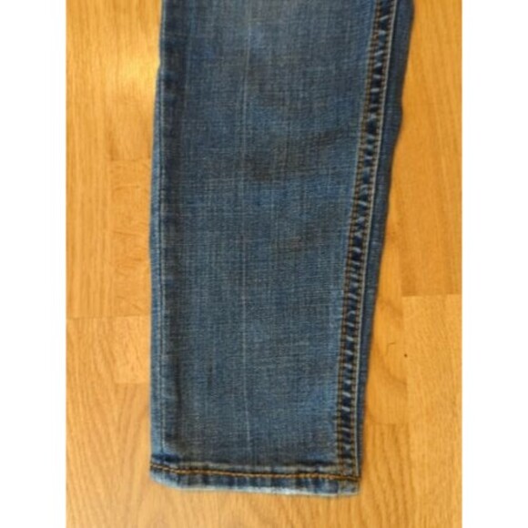 Seven 7 For All Mankind Jeans Womens Size 10 Denim Tapered Blue Mid Rise - Picture 3 of 15